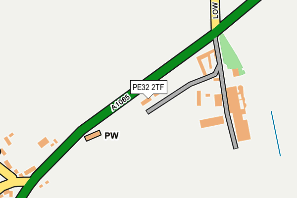 PE32 2TF map - OS OpenMap – Local (Ordnance Survey)
