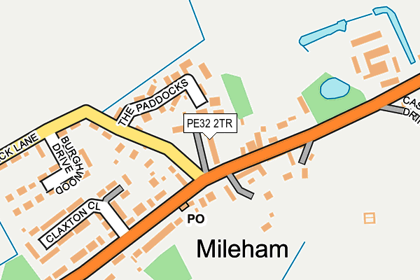 PE32 2TR map - OS OpenMap – Local (Ordnance Survey)