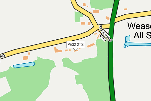 PE32 2TS map - OS OpenMap – Local (Ordnance Survey)