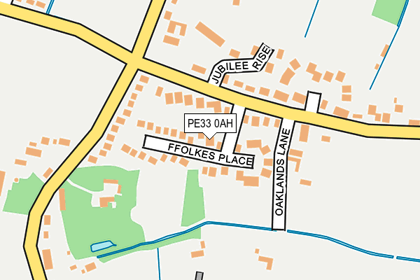 PE33 0AH map - OS OpenMap – Local (Ordnance Survey)