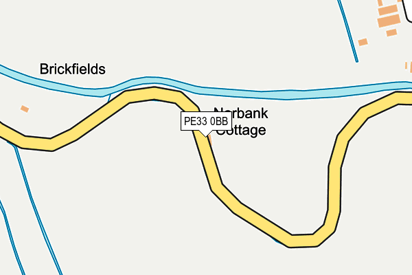 PE33 0BB map - OS OpenMap – Local (Ordnance Survey)