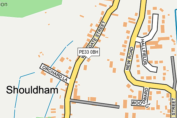 PE33 0BH map - OS OpenMap – Local (Ordnance Survey)