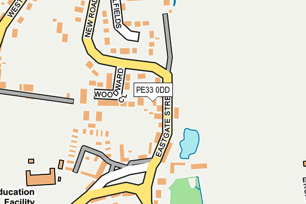 PE33 0DD map - OS OpenMap – Local (Ordnance Survey)