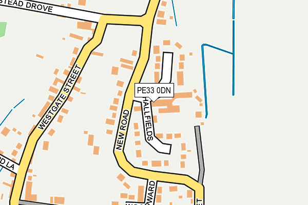 PE33 0DN map - OS OpenMap – Local (Ordnance Survey)