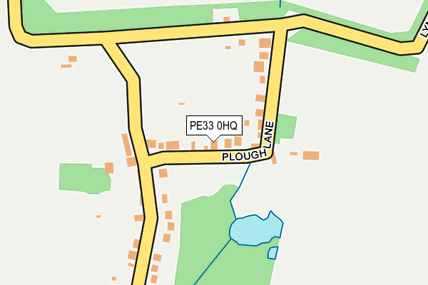 PE33 0HQ map - OS OpenMap – Local (Ordnance Survey)