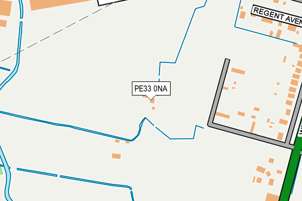 PE33 0NA map - OS OpenMap – Local (Ordnance Survey)