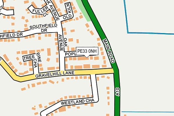 PE33 0NH map - OS OpenMap – Local (Ordnance Survey)