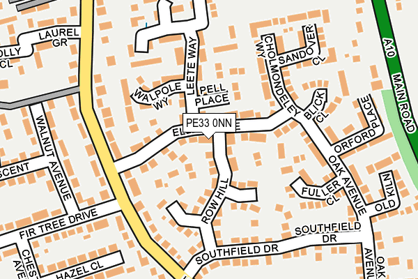 PE33 0NN map - OS OpenMap – Local (Ordnance Survey)