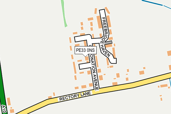 PE33 0NS map - OS OpenMap – Local (Ordnance Survey)