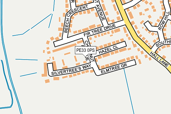PE33 0PS map - OS OpenMap – Local (Ordnance Survey)