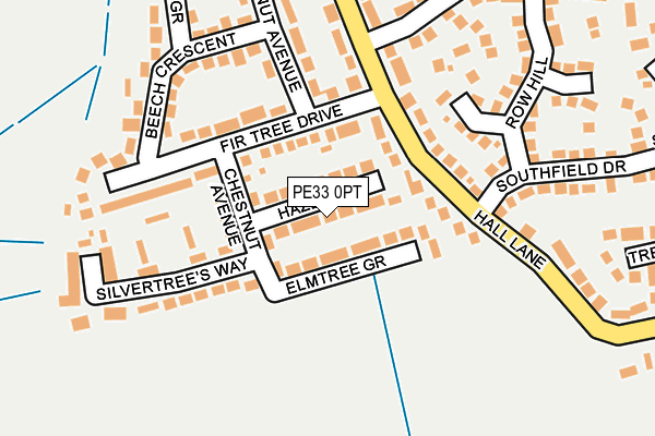 PE33 0PT map - OS OpenMap – Local (Ordnance Survey)