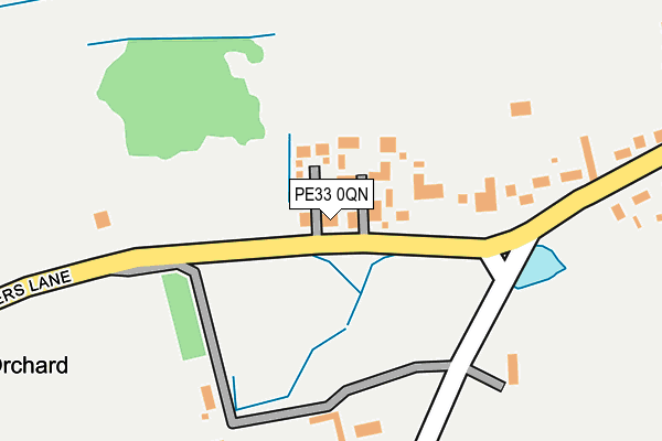 PE33 0QN map - OS OpenMap – Local (Ordnance Survey)
