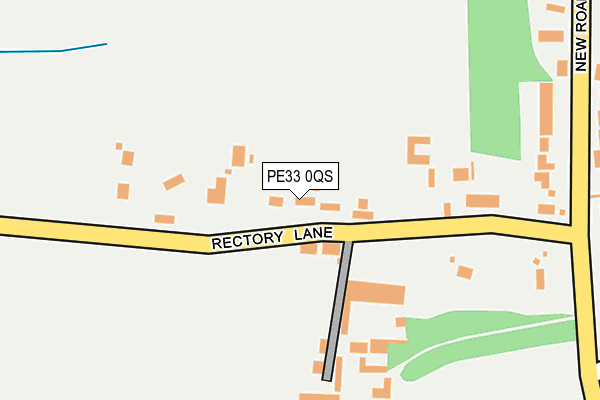 PE33 0QS map - OS OpenMap – Local (Ordnance Survey)