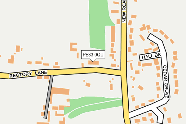 PE33 0QU map - OS OpenMap – Local (Ordnance Survey)
