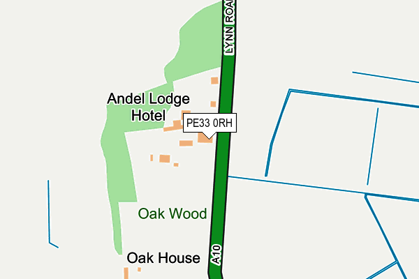 PE33 0RH map - OS OpenMap – Local (Ordnance Survey)