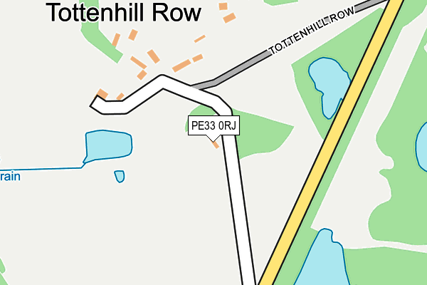 PE33 0RJ map - OS OpenMap – Local (Ordnance Survey)