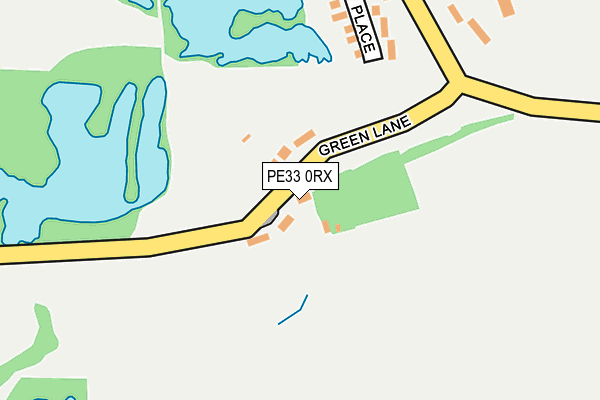 PE33 0RX map - OS OpenMap – Local (Ordnance Survey)