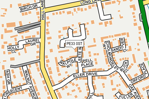 PE33 0ST map - OS OpenMap – Local (Ordnance Survey)
