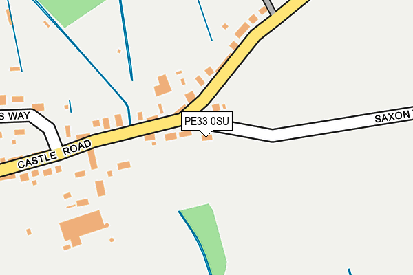 PE33 0SU map - OS OpenMap – Local (Ordnance Survey)