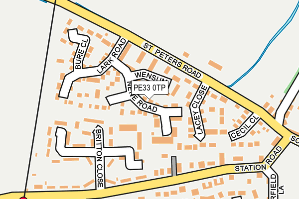 PE33 0TP map - OS OpenMap – Local (Ordnance Survey)