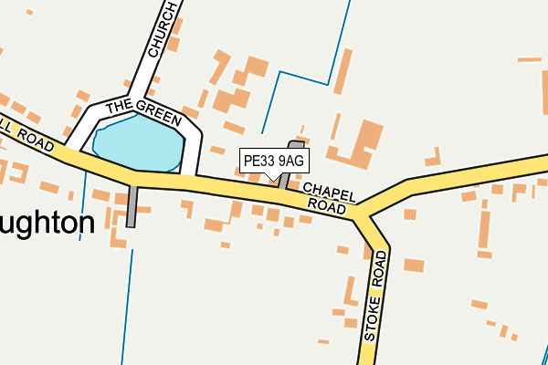 PE33 9AG map - OS OpenMap – Local (Ordnance Survey)
