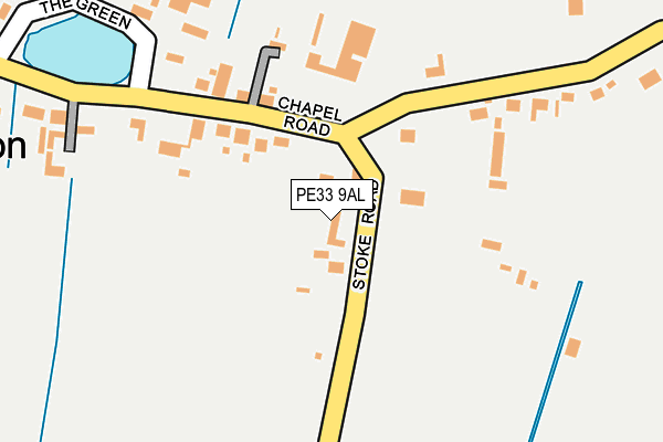 PE33 9AL map - OS OpenMap – Local (Ordnance Survey)