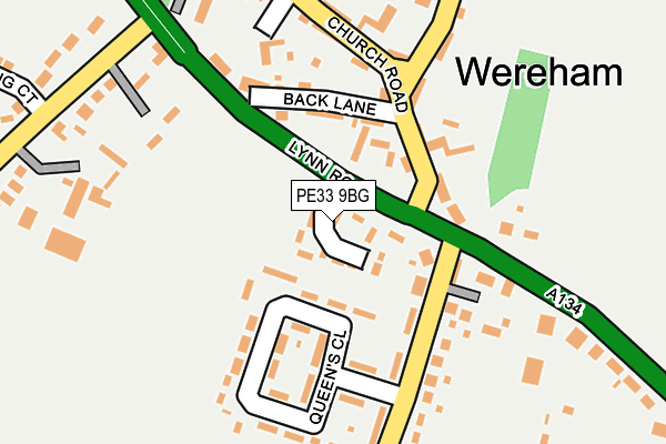 PE33 9BG map - OS OpenMap – Local (Ordnance Survey)