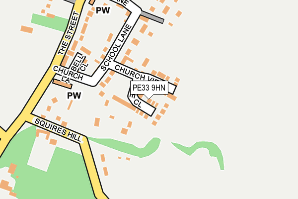 PE33 9HN map - OS OpenMap – Local (Ordnance Survey)
