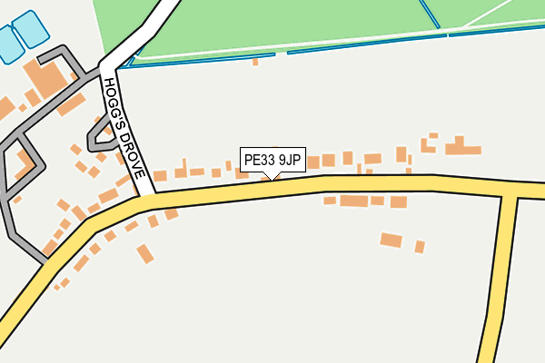PE33 9JP map - OS OpenMap – Local (Ordnance Survey)