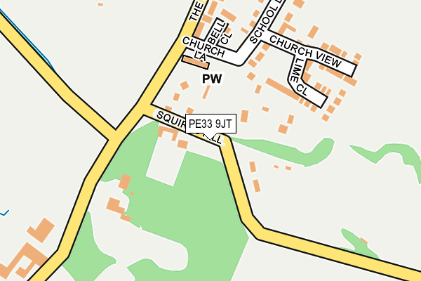 PE33 9JT map - OS OpenMap – Local (Ordnance Survey)