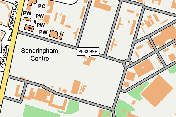 PE33 9NP map - OS OpenMap – Local (Ordnance Survey)
