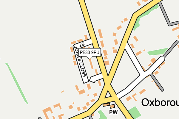 PE33 9PU map - OS OpenMap – Local (Ordnance Survey)