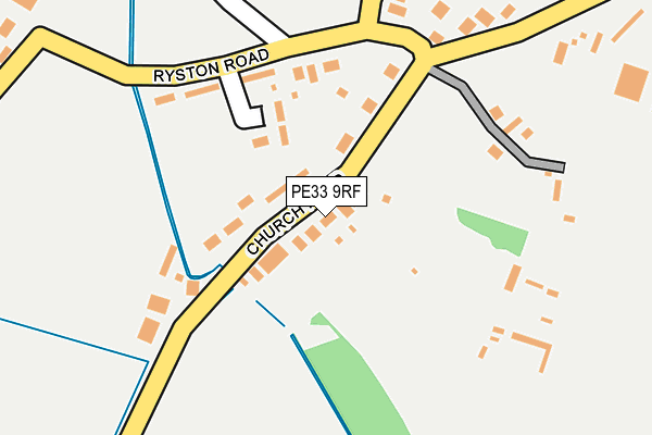 PE33 9RF map - OS OpenMap – Local (Ordnance Survey)