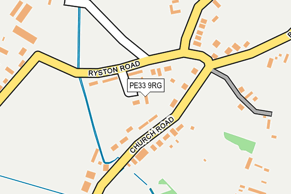 PE33 9RG map - OS OpenMap – Local (Ordnance Survey)
