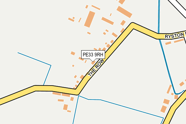 PE33 9RH map - OS OpenMap – Local (Ordnance Survey)