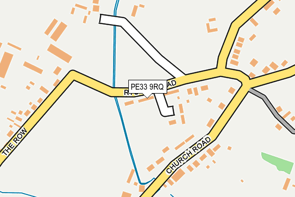 PE33 9RQ map - OS OpenMap – Local (Ordnance Survey)