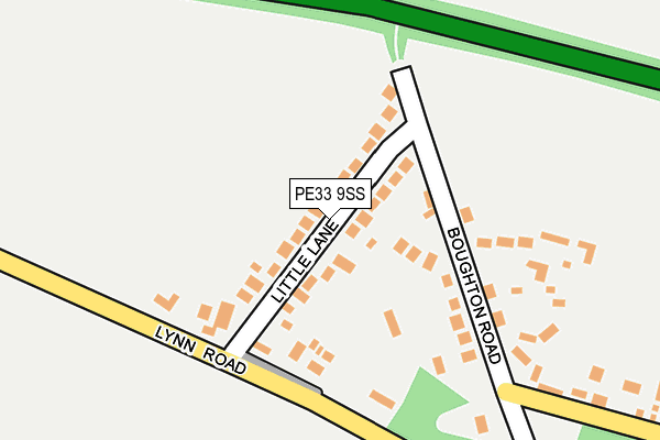 PE33 9SS map - OS OpenMap – Local (Ordnance Survey)