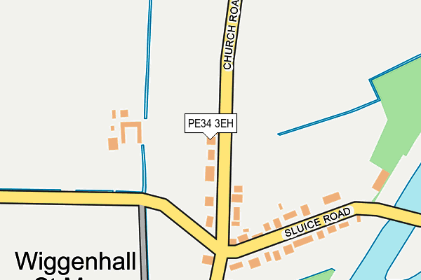 PE34 3EH map - OS OpenMap – Local (Ordnance Survey)