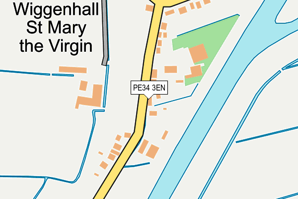 PE34 3EN map - OS OpenMap – Local (Ordnance Survey)