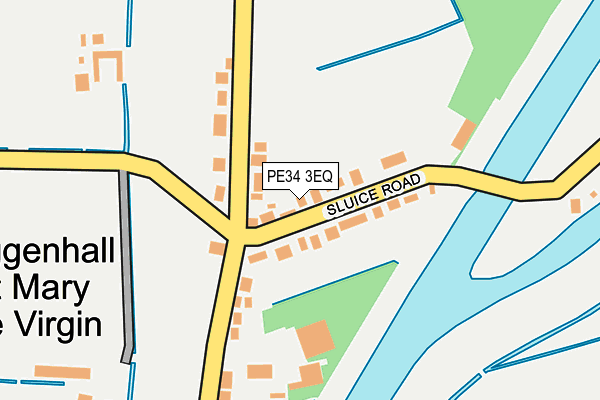 PE34 3EQ map - OS OpenMap – Local (Ordnance Survey)