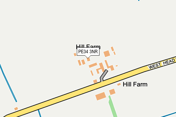 PE34 3NR map - OS OpenMap – Local (Ordnance Survey)