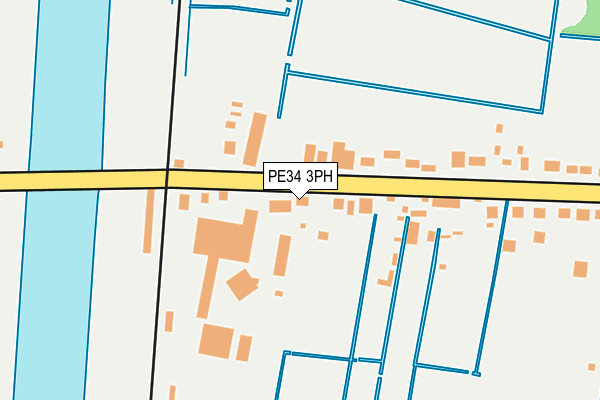 PE34 3PH map - OS OpenMap – Local (Ordnance Survey)
