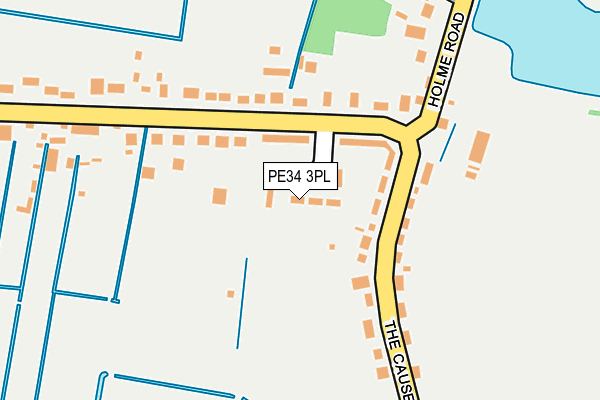 PE34 3PL map - OS OpenMap – Local (Ordnance Survey)