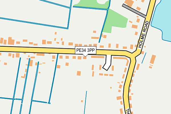 PE34 3PP map - OS OpenMap – Local (Ordnance Survey)