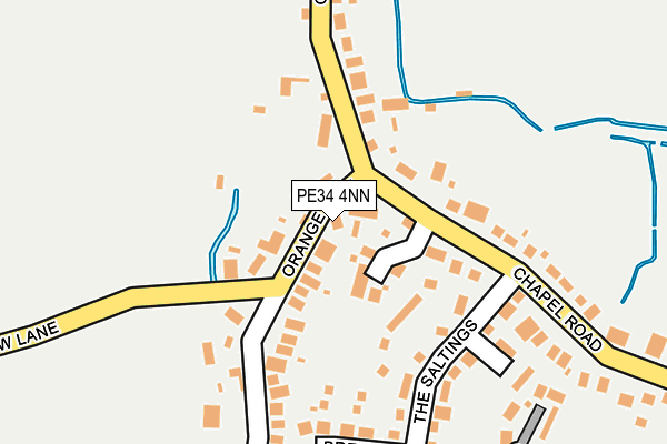 PE34 4NN map - OS OpenMap – Local (Ordnance Survey)