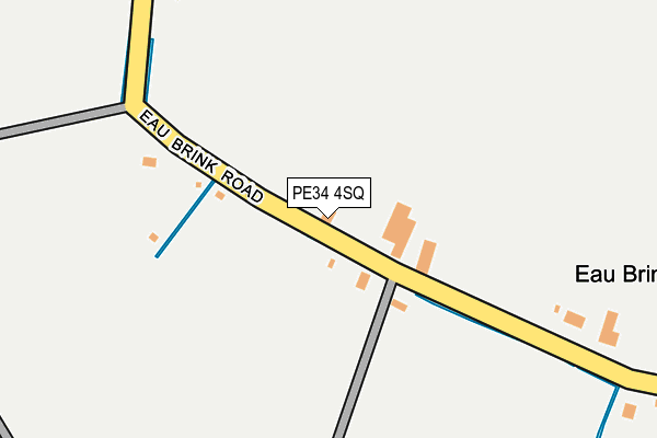 PE34 4SQ map - OS OpenMap – Local (Ordnance Survey)