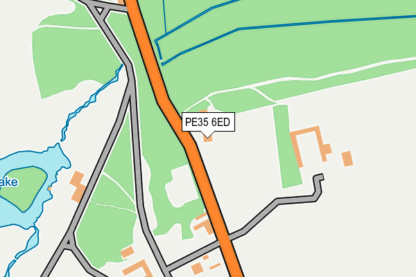 PE35 6ED map - OS OpenMap – Local (Ordnance Survey)