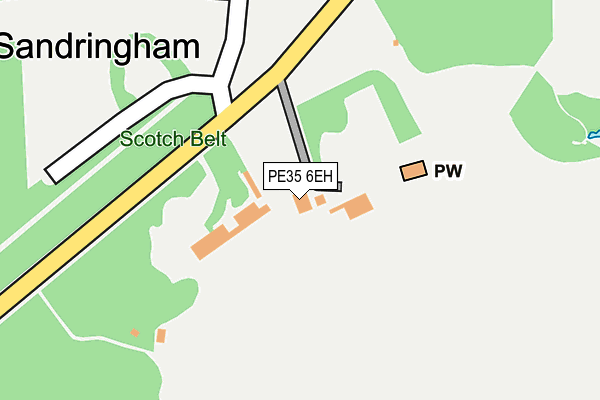 PE35 6EH map - OS OpenMap – Local (Ordnance Survey)