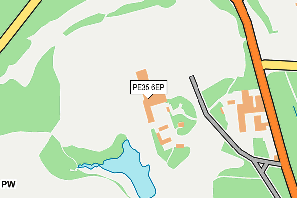 PE35 6EP map - OS OpenMap – Local (Ordnance Survey)