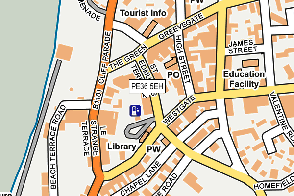 PE36 5EH map - OS OpenMap – Local (Ordnance Survey)